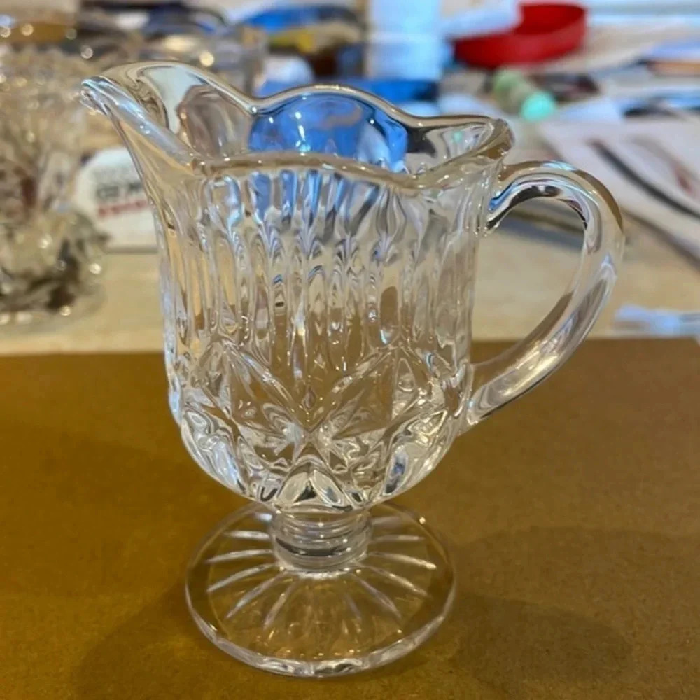 Vintage 19th Century Crystal Creamer, Pre owned - Picture 1 of 4
